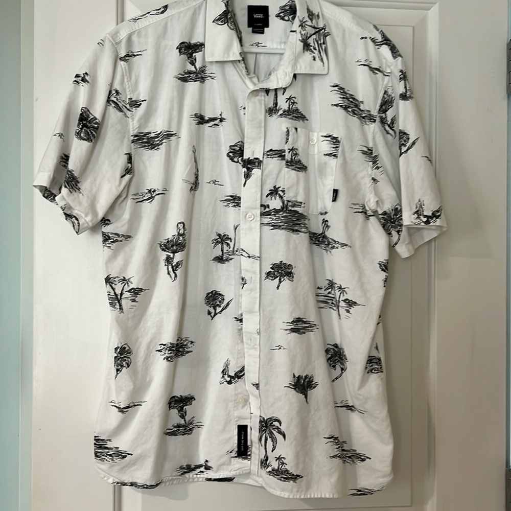 Vans button down shirt
